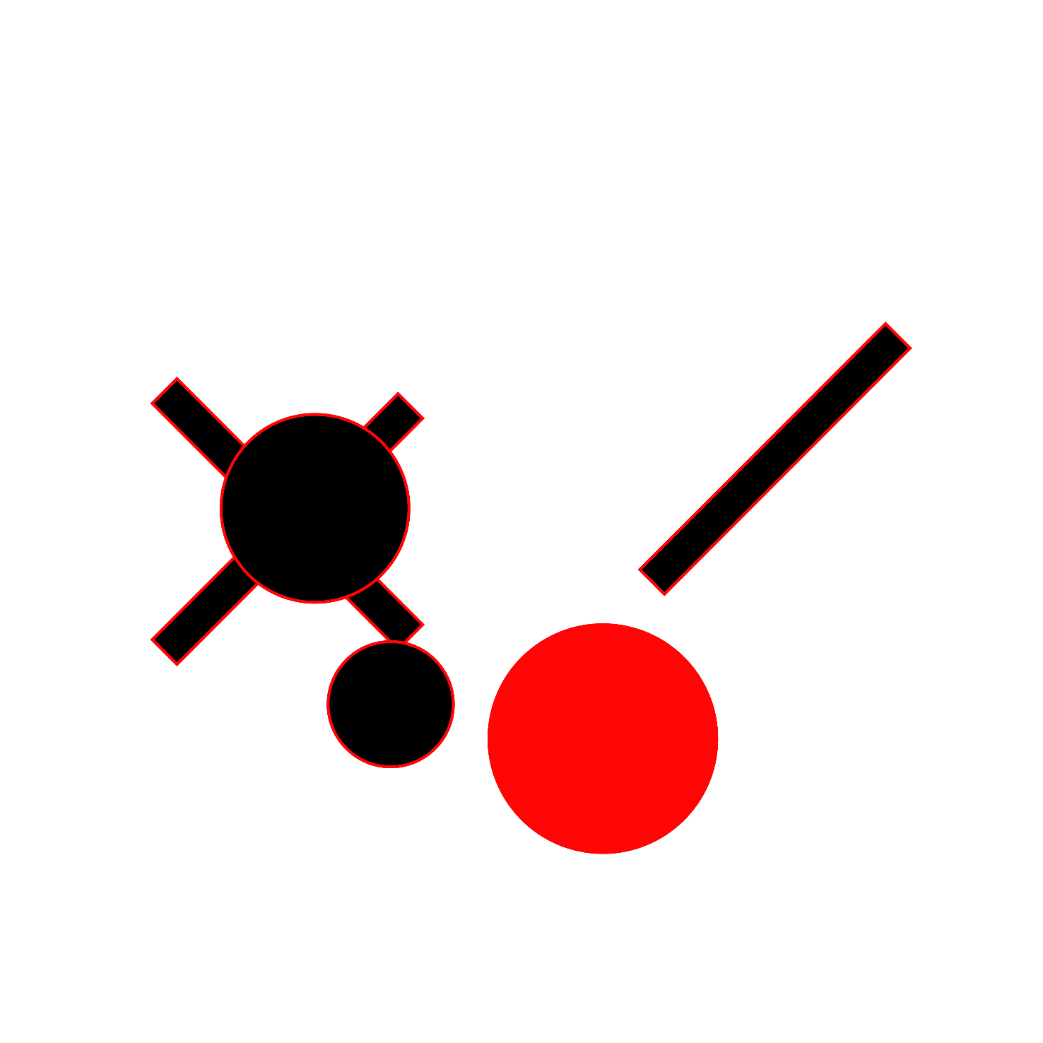 Early P:X study: the red
